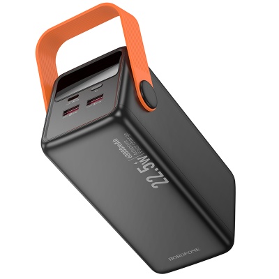 Портативный аккумулятор BOROFONE BJ66B Magnifico, 22.5W, 60000 мА⋅ч, черный