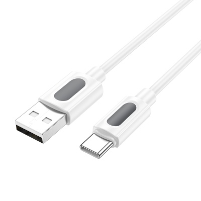 Кабель USB BOROFONE BX114 Structure USB - Type-C, 3A, 1 м, белый