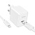 Сетевое зарядное устройство HOCO CS11A Ocean 1xUSB с Кабелем USB - Lightning, 2.1A, белый