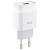 Сетевое зарядное устройство HOCO C72A Glorius single 1xUSB, 2.1A, 10W, белый
