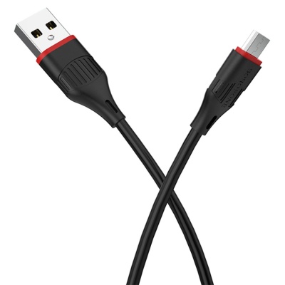 Кабель USB BOROFONE BX17 Enjoy USB - MicroUSB, 2А, 1 м, черный