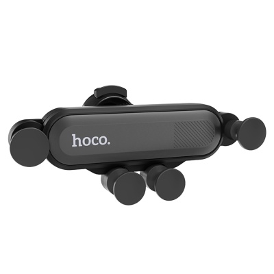 Автомобильный держатель HOCO CA51 Air outlet, зажимной, на воздуховод, черный
