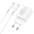 Сетевое зарядное устройство HOCO N28 Founder 1xUSB + 1xUSB-C с Кабелем Type-C - Type-C, 20W, белый