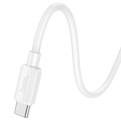 Кабель USB-C HOCO X96 Hyper Type-C - Type-C, 3A, 100W, 1 м, белый