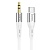 Аудиокабель HOCO UPA22 AUX Jack 3,5 (m) - Type-C (m), 1 м, белый