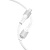 Кабель USB-C HOCO X106 Big bull Type-C - Lightning, 27W, 3 м, белый
