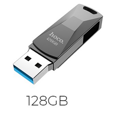 USB флеш-накопитель HOCO UD5 Wisdom, USB 3.0, 128GB, серебристый