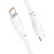 Кабель USB-C HOCO X93 Force Type-C - Type-C, 5A, 240W, 1 м, белый