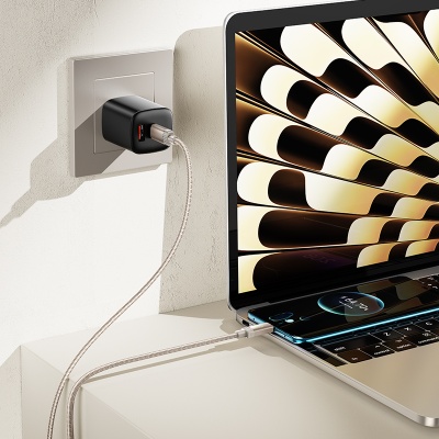 Кабель USB-C HOCO X117 Star Type-C - Type-C, 3A, 60W, 1 м, золотой