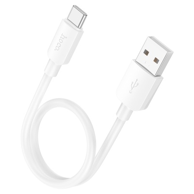 Кабель USB HOCO X96 Hyper USB - Type-C, 3A, 27W, 25 см, белый