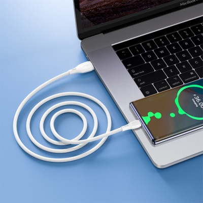 Кабель USB HOCO X61 Ultimate USB - Type-C, 3A, 1 м, белый