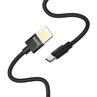 Кабель USB HOCO U55 Outstanding USB - Type-C, 2.4А, 1.2 м, черный