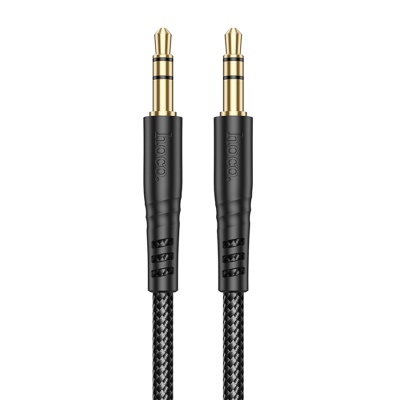 Аудиокабель HOCO UPA24 AUX Jack 3,5 (m) - Jack 3,5 (m), 1 м, черный