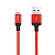 Кабель USB HOCO X14 Times speed USB - Lightning, 2А, 2 м, красный+черный