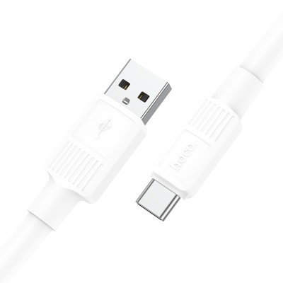 Кабель USB HOCO X84 Solid USB - Type-C, 3A, 1 м, белый