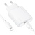 Сетевое зарядное устройство BOROFONE BN23 Wish 1xUSB-C с Кабелем Type-C - Lightning, 20W, белый