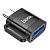 Переходник/Адаптер HOCO UA31C Type-C (m) - USB (f), черный