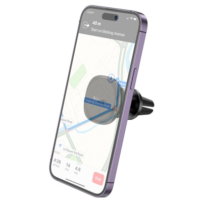 Автомобильный держатель BOROFONE BH102 Cloud, магнитный, на воздуховод, черный