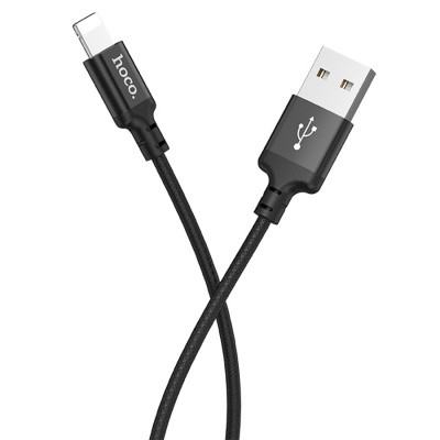 Кабель USB HOCO X14 Times speed USB - Lightning, 2А, 1 м, черный