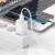 Сетевое зарядное устройство HOCO C134A Solid 1xUSB с Кабелем USB - Type-C, 2.4A, белый
