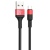 Кабель USB HOCO X26 Xpress USB - Type-C, 2А, 1 м, черный+красный