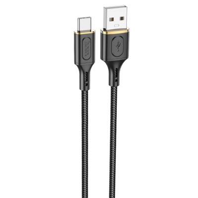 Кабель USB HOCO X95 Goldentop USB - Type-C, 3A, 1 м, черный оптом