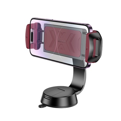 Автомобильный держатель HOCO H68 Gamble , зажимной, на приборную панель, черный+красный