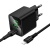 Сетевое зарядное устройство HOCO CS83A Excellent 1xUSB + 1xUSB-C с Кабелем Type-C - Lightning, 3A, 20W, черный
