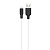 Кабель USB HOCO X21 Plus Silicone USB - Lightning, 2.4А, 2 м, белый+черный