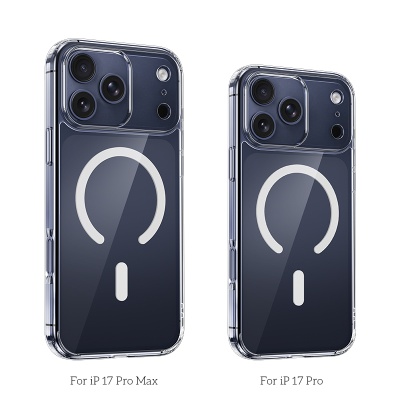 Чехол HOCO TPU Magnetic series для iPhone 17 Pro Max (6.9"), прозрачный