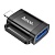 Переходник/Адаптер HOCO UA31A Lightning (m) - USB (f), черный