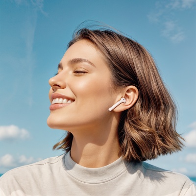 Беспроводные наушники TWS BOROFONE BW86 Brocade, Bluetooth 5.4, белый