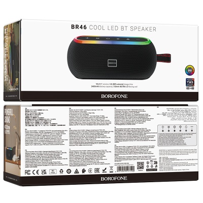 Портативная колонка BOROFONE BR46 Delight, Bluetooth 5.4, черный