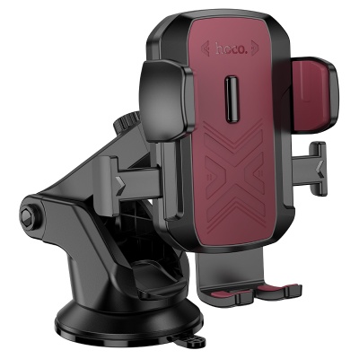Автомобильный держатель HOCO H65 Gamble , зажимной, на приборную панель, черный+красный