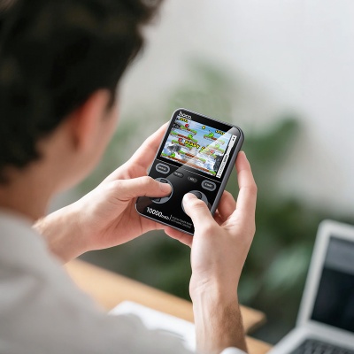 Портативный аккумулятор HOCO Q47 Shine, 20W, 10000 мА⋅ч, серый металлик