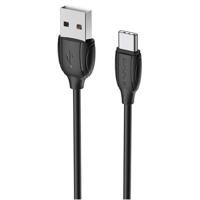 Кабель USB BOROFONE BX19 Benefit USB - Type-C, 1.3А, 1 м, черный