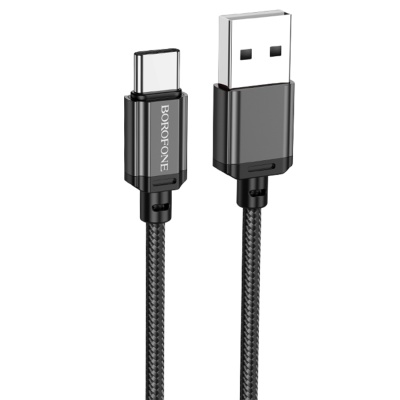 Кабель USB BOROFONE BX87 Sharp USB - Type-C, 3A, 2 м, черный