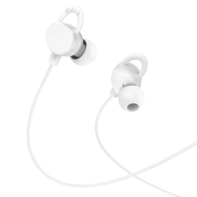 Проводные наушники HOCO M103 Rhyme, Jack 3.5mm, 1.2 м, белый