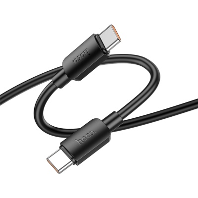 Кабель USB-C HOCO X96 Hyper Type-C - Type-C, 3A, 100W, 1 м, черный