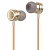 Проводные наушники HOCO M16 Ling, Jack 3.5mm, 1.2 м, золотой