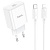 Сетевое зарядное устройство HOCO C76A Pro Majestic 1xUSB-C с Кабелем Type-C - Lightning, 30W, белый