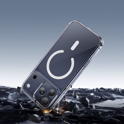 Чехол HOCO TPU Magnetic series для iPhone 17 Pro (6.3"), прозрачный