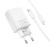 Сетевое зарядное устройство BOROFONE BAS75A Source 1xUSB-C с Кабелем Type-C - Lightning, 30W, белый