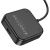 USB HUB разветвитель HOCO HB31 Easy 4 в 1 USB2.0 (m) - 4xUSB2.0 (f), 20 см, черный