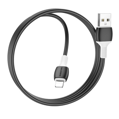 Кабель USB BOROFONE BX84 Rise USB - Lightning, 2.4А, 1 м, черный