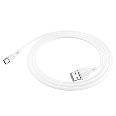 Кабель USB HOCO X61 Ultimate USB - Type-C, 3A, 1 м, белый