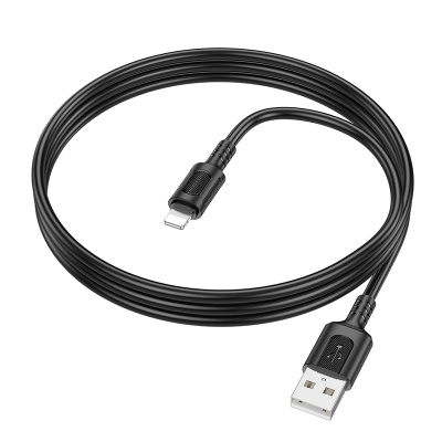 Кабель USB BOROFONE BX111 Feliz USB - Lightning, 2.4А, 1 м, черный