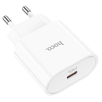 Сетевое зарядное устройство HOCO C94A 1xUSB-C, 3.0A, 20W, белый