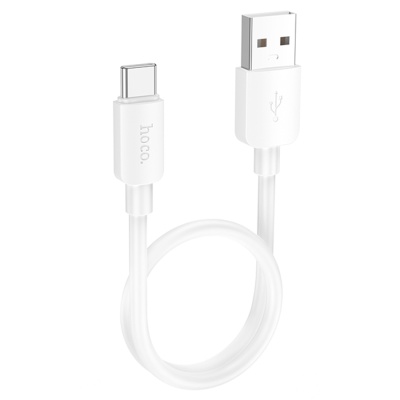 Кабель USB HOCO X96 Hyper USB - Type-C, 3A, 27W, 25 см, белый