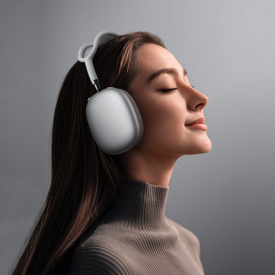 Беспроводные наушники накладные BOROFONE BO35 Plus Adorable, Bluetooth, серебристый